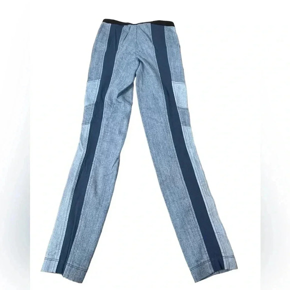 BCBG Patchwork  MAXAZARIA Jegging Blue Jean Pants Size Small - Picture 4 of 7